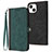 Funda de Cuero Cartera con Soporte Carcasa YX3 para Apple iPhone 13