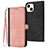 Funda de Cuero Cartera con Soporte Carcasa YX3 para Apple iPhone 13