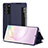 Funda de Cuero Cartera con Soporte Carcasa ZL2 para Samsung Galaxy Note 20 5G