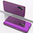 Funda de Cuero Cartera con Soporte Espejo Carcasa para Samsung Galaxy Note 10