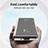 Funda de Cuero Cartera con Soporte Espejo Carcasa ZL1 para Samsung Galaxy Z Fold3 5G