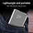 Funda de Cuero Cartera con Soporte Espejo Carcasa ZL1 para Samsung Galaxy Z Fold3 5G