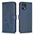 Funda de Cuero Cartera con Soporte Flores Carcasa BF1 para Oppo Find X5 Pro 5G