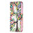 Funda de Cuero Cartera con Soporte Flores Carcasa L03 para Apple iPhone 13 Pro Multicolor