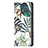 Funda de Cuero Cartera con Soporte Flores Carcasa para Apple iPhone 13 Mini Multicolor