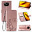 Funda de Cuero Cartera con Soporte Flores Carcasa para Xiaomi Poco X3 Pro