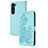 Funda de Cuero Cartera con Soporte Flores Carcasa Y01X para Samsung Galaxy S23 Plus 5G