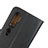 Funda de Cuero Cartera con Soporte K01 para Xiaomi Mi Note 10 Negro