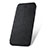 Funda de Cuero Cartera con Soporte L01 para Apple iPhone 5S Negro