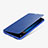 Funda de Cuero Cartera con Soporte L01 para Huawei Maimang 6 Azul
