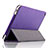 Funda de Cuero Cartera con Soporte L01 para Huawei Mediapad T2 7.0 BGO-DL09 BGO-L03 Morado