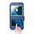 Funda de Cuero Cartera con Soporte L01 para Huawei P8 Lite Smart Azul