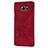 Funda de Cuero Cartera con Soporte L01 para Samsung Galaxy Note 5 N9200 N920 N920F Rojo