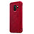 Funda de Cuero Cartera con Soporte L01 para Samsung Galaxy S9 Rojo