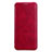 Funda de Cuero Cartera con Soporte L01 para Samsung Galaxy S9 Rojo