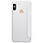 Funda de Cuero Cartera con Soporte L01 para Xiaomi Redmi Note 5 Pro Blanco