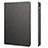 Funda de Cuero Cartera con Soporte L02 para Apple iPad 3 Negro