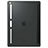 Funda de Cuero Cartera con Soporte L02 para Apple iPad Pro 12.9 Negro