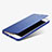 Funda de Cuero Cartera con Soporte L02 para Apple iPhone 8 Plus Azul