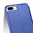 Funda de Cuero Cartera con Soporte L02 para Apple iPhone 8 Plus Azul