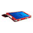 Funda de Cuero Cartera con Soporte L02 para Huawei MediaPad M3 Lite 8.0 CPN-W09 CPN-AL00 Rojo