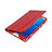 Funda de Cuero Cartera con Soporte L02 para Huawei MediaPad M3 Lite 8.0 CPN-W09 CPN-AL00 Rojo