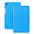 Funda de Cuero Cartera con Soporte L02 para Huawei MediaPad M5 8.4 SHT-AL09 SHT-W09 Azul