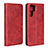 Funda de Cuero Cartera con Soporte L02 para Huawei P30 Pro Rojo Rosa
