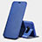 Funda de Cuero Cartera con Soporte L02 para Samsung Galaxy S7 Edge G935F Azul