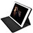 Funda de Cuero Cartera con Soporte L03 para Apple iPad Pro 10.5 Negro