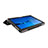 Funda de Cuero Cartera con Soporte L03 para Huawei MediaPad M3 Lite 10.1 BAH-W09 Negro