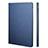 Funda de Cuero Cartera con Soporte L04 para Apple iPad Mini 2 Azul