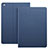 Funda de Cuero Cartera con Soporte L04 para Apple iPad Mini 4 Azul