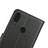Funda de Cuero Cartera con Soporte L04 para Xiaomi Redmi Note 7 Pro Negro