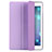 Funda de Cuero Cartera con Soporte L06 para Apple iPad Mini Morado