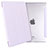 Funda de Cuero Cartera con Soporte L07 para Apple iPad Mini Morado