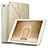 Funda de Cuero Cartera con Soporte L08 para Apple New iPad 9.7 (2017) Oro