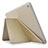 Funda de Cuero Cartera con Soporte L08 para Apple New iPad 9.7 (2017) Oro