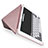 Funda de Cuero Cartera con Soporte L08 para Apple New iPad 9.7 (2017) Oro Rosa