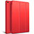 Funda de Cuero Cartera con Soporte L09 para Apple New iPad 9.7 (2017) Rojo