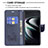 Funda de Cuero Cartera con Soporte Mariposa Carcasa B13F para Samsung Galaxy S22 5G