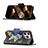 Funda de Cuero Cartera con Soporte Mariposa Carcasa L07 para Apple iPhone 14 Pro Max Multicolor