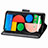 Funda de Cuero Cartera con Soporte Mariposa Carcasa para Google Pixel 5