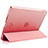 Funda de Cuero Cartera con Soporte para Apple iPad Air 2 Rosa