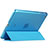 Funda de Cuero Cartera con Soporte para Apple iPad Mini 2 Azul Cielo