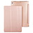 Funda de Cuero Cartera con Soporte para Apple iPad Pro 12.9 (2017) Oro Rosa