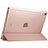 Funda de Cuero Cartera con Soporte para Apple iPad Pro 12.9 (2017) Oro Rosa