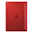 Funda de Cuero Cartera con Soporte para Apple iPad Pro 12.9 Rojo