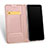 Funda de Cuero Cartera con Soporte para Samsung Galaxy A8+ A8 Plus (2018) Duos A730F Oro Rosa