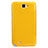 Funda de Cuero Cartera con Soporte para Samsung Galaxy Note 2 N7100 N7105 Amarillo